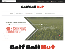 Tablet Screenshot of golfballnut.com